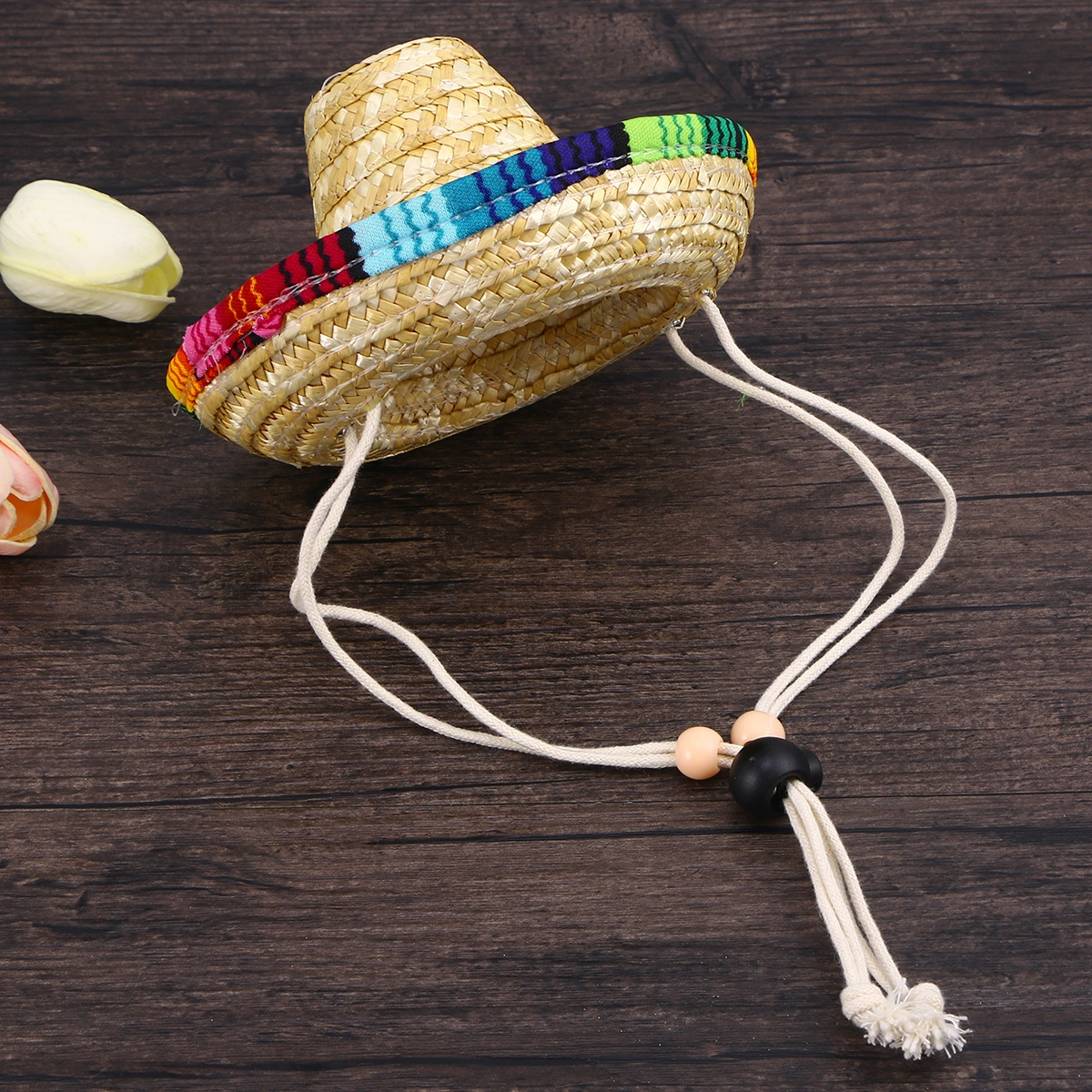 Dog Sombrero Hat Funny Dog Costume Chihuahua Clothes Mexican Summer Party Decoration