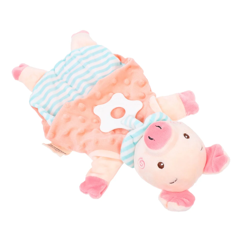 Cartoon Baby Soothing Towel Cartoon Pig Hand Puppet Cartoon Pig Hand Puppet