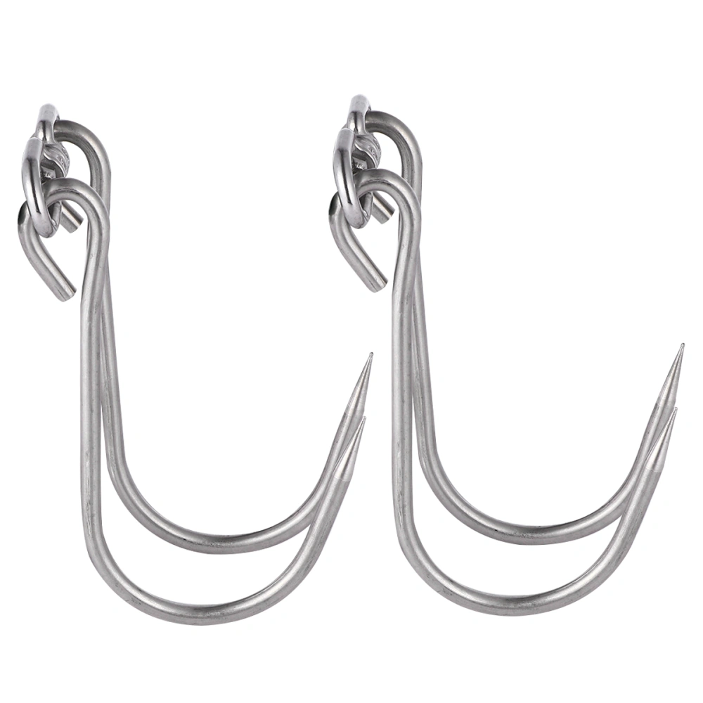 2pcs Swiveling Meat Hook Heavy Duty Stainless Steel Butcher Hooks Hanging Hooks