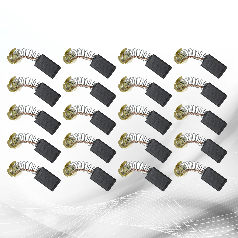20pcs Carbon Brushes Replacement Electric Brush Power Tool for Electric Hammer Drill Motor CB103 6x10x15mm