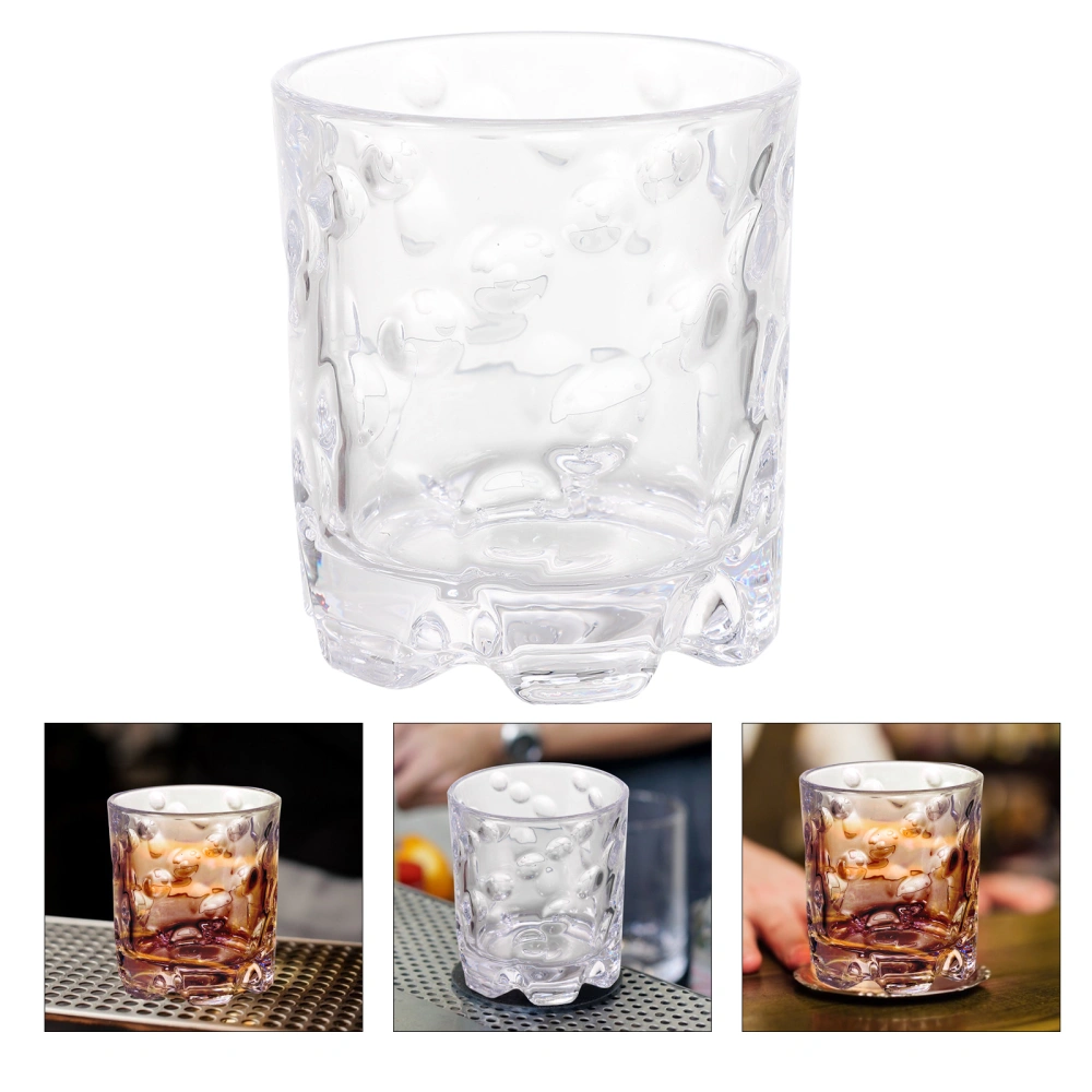 1pc Delicate Crystal Cup Transparent Tea Cup Glass Cup Practical Wine Cup