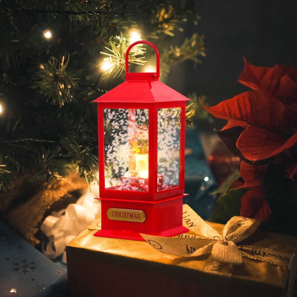 1Pc Xmas Festival Music Lamp Creative Xmas Gift Luminous Light Decoration Red