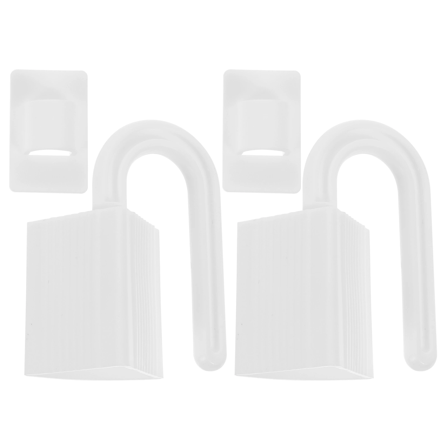 2pcs Safety Door Holders Anti-Clip Hand Door Clips Baby Door Stoppers (White)