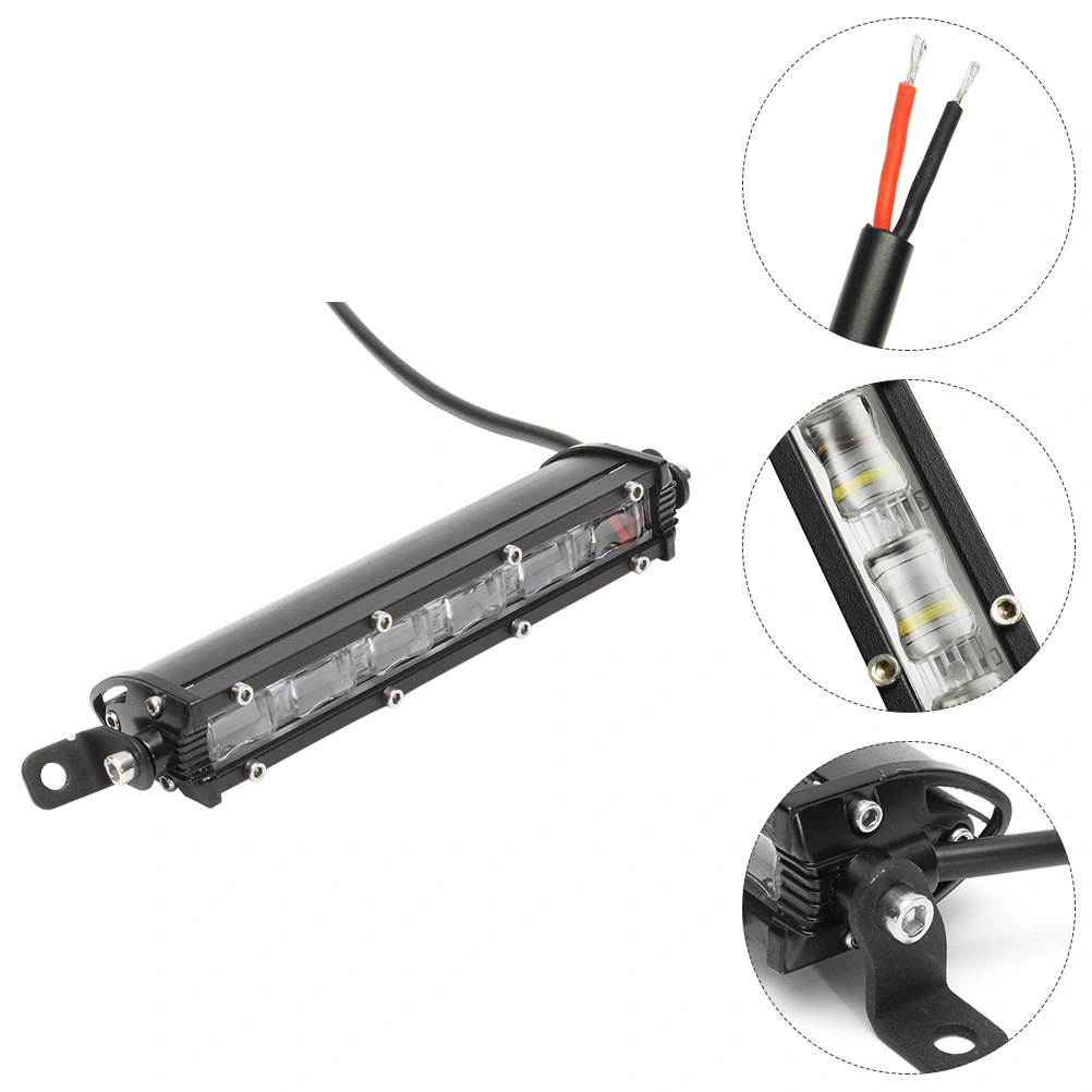 Single Row LED Light Bar Truck Fog Light 7 Inch Off Road Driving Work Light