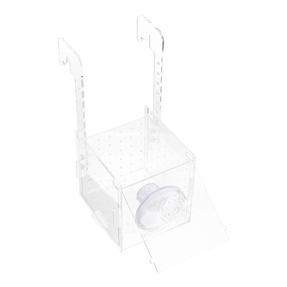 Professional Breeder Box Transparent Incubation Box Hanging Baby Fish Separator Fish Accessory