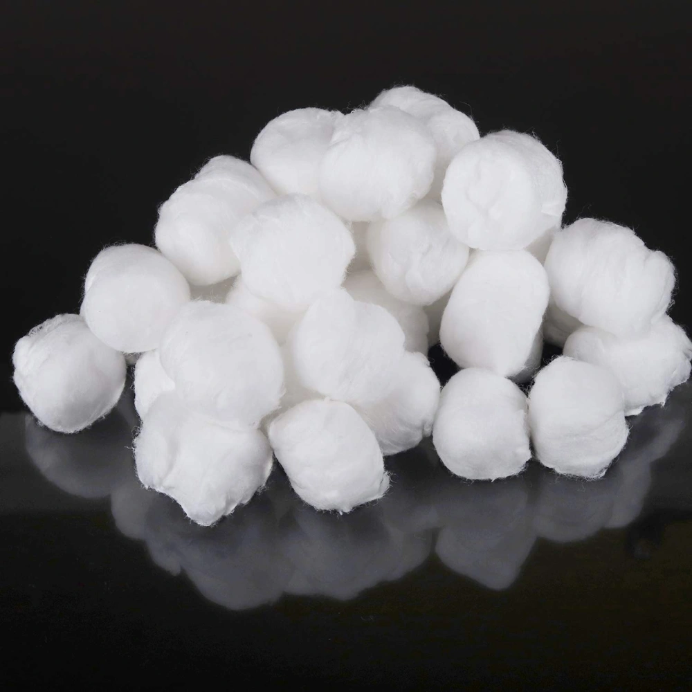 1 Pack of 500g Disposable Sterilized Cotton Balls Household Alcohol Cotton Ball