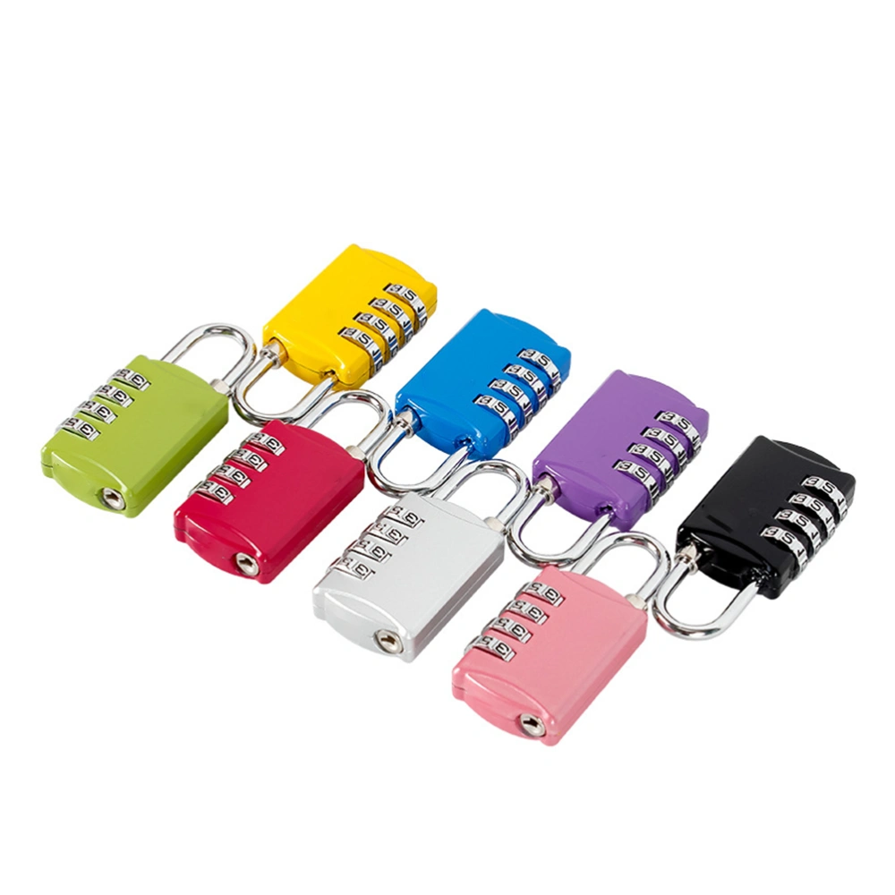 Customs Lock Case Luggage Password Lock Customs 4 Digit Combination Lock Travel Pink