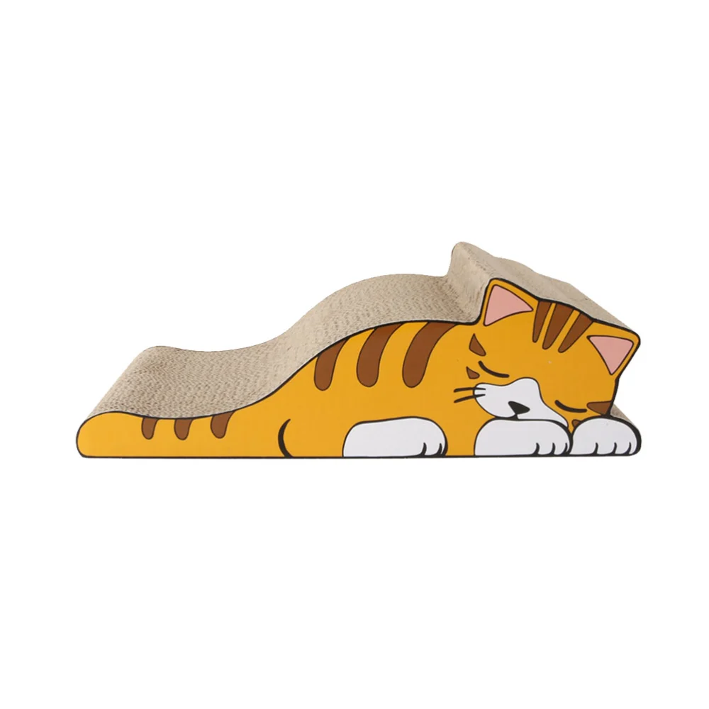 Creative Cat Scratching Board Corrugated Paper Cat Claw Grind Board Cats Training Toy Pet Supplies