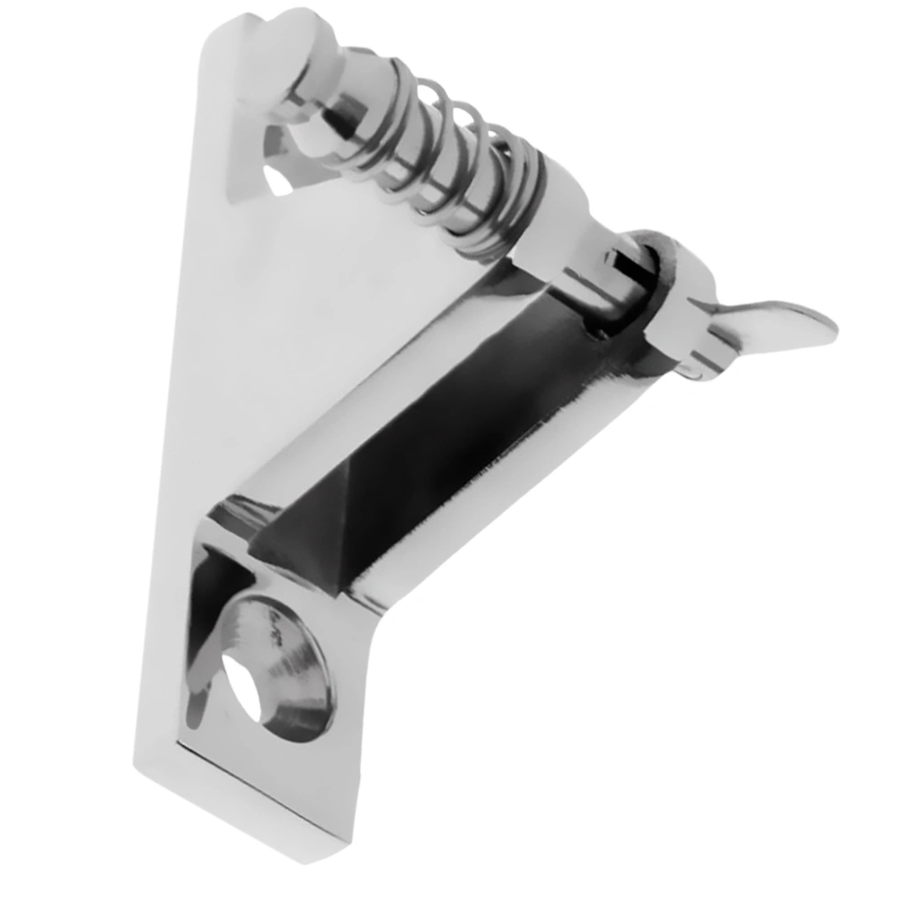 Stainless Steel Boat Deck Hinge Boat Awning Accessory Boat Canopy Fitting (Silver)