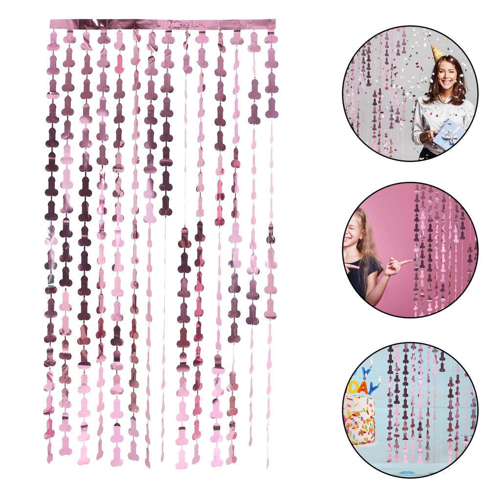 Fringe Garland Creative Fringe Curtains Backdrop for Bachelor Party Birthday Party