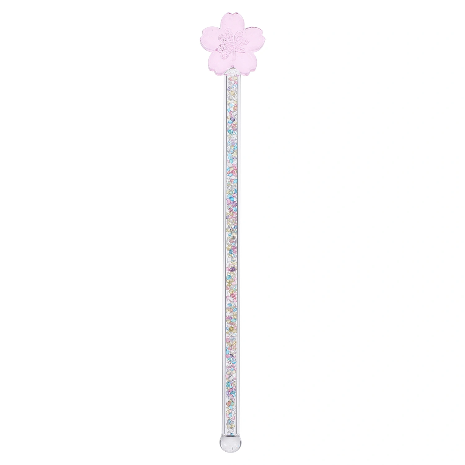 1pc Glass Milk Coffee Juice Drink Muddler Stirrer Swizzle Stick Stirring Rod