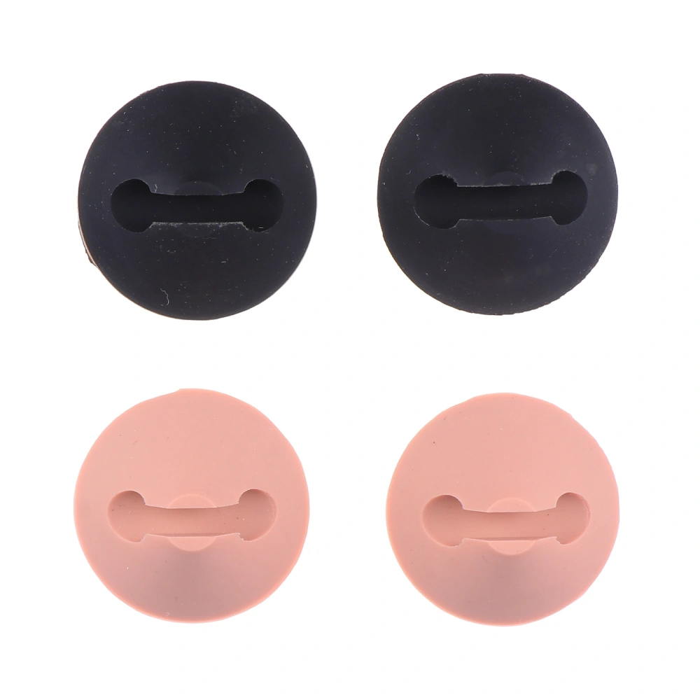 4 Pcs Hairpin Leg Protector Feet Furniture Table Chair Desk Leg Silicone Caps