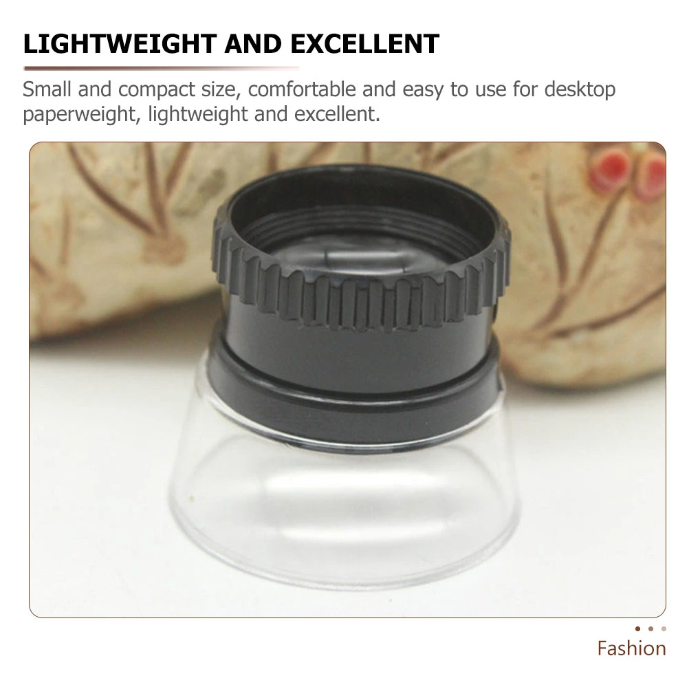 Cylindrical Magnifying Glass Desktop Paperweight Magnifier Tool Magnifying Glass