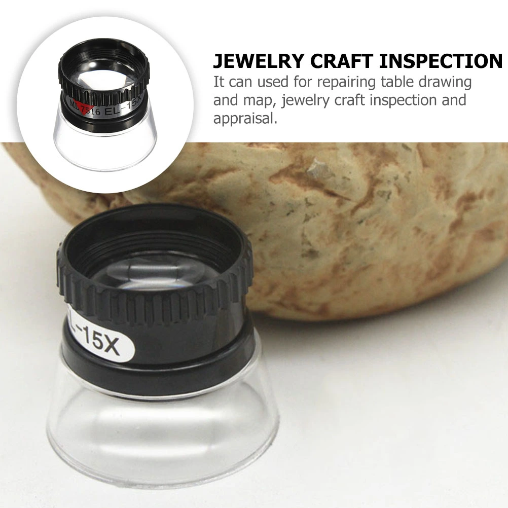 Cylindrical Magnifying Glass Desktop Paperweight Magnifier Tool Magnifying Glass