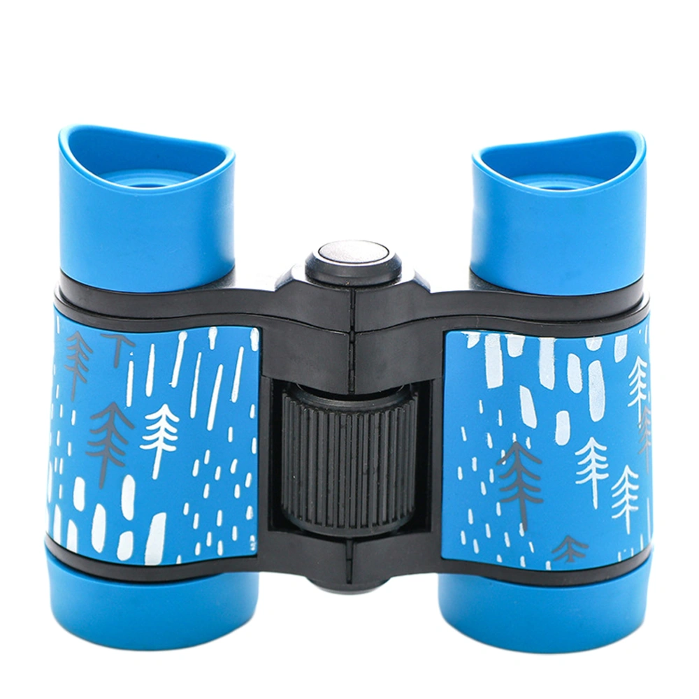 Adorable Children Telescope Printed Non-slip Binoculars Durable Nature Watching for Kids (Random Color)