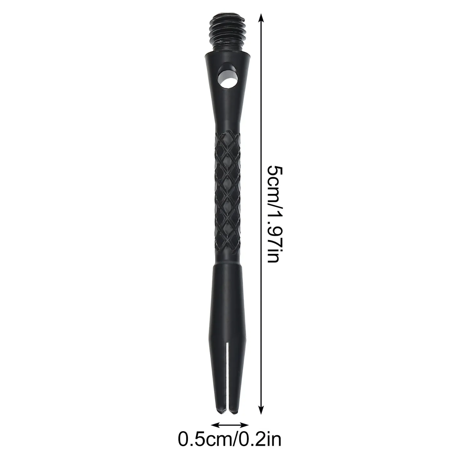 12pcs Aluminum Alloy Darts Replacements Barrels Dart Accessories (Black, Silver)