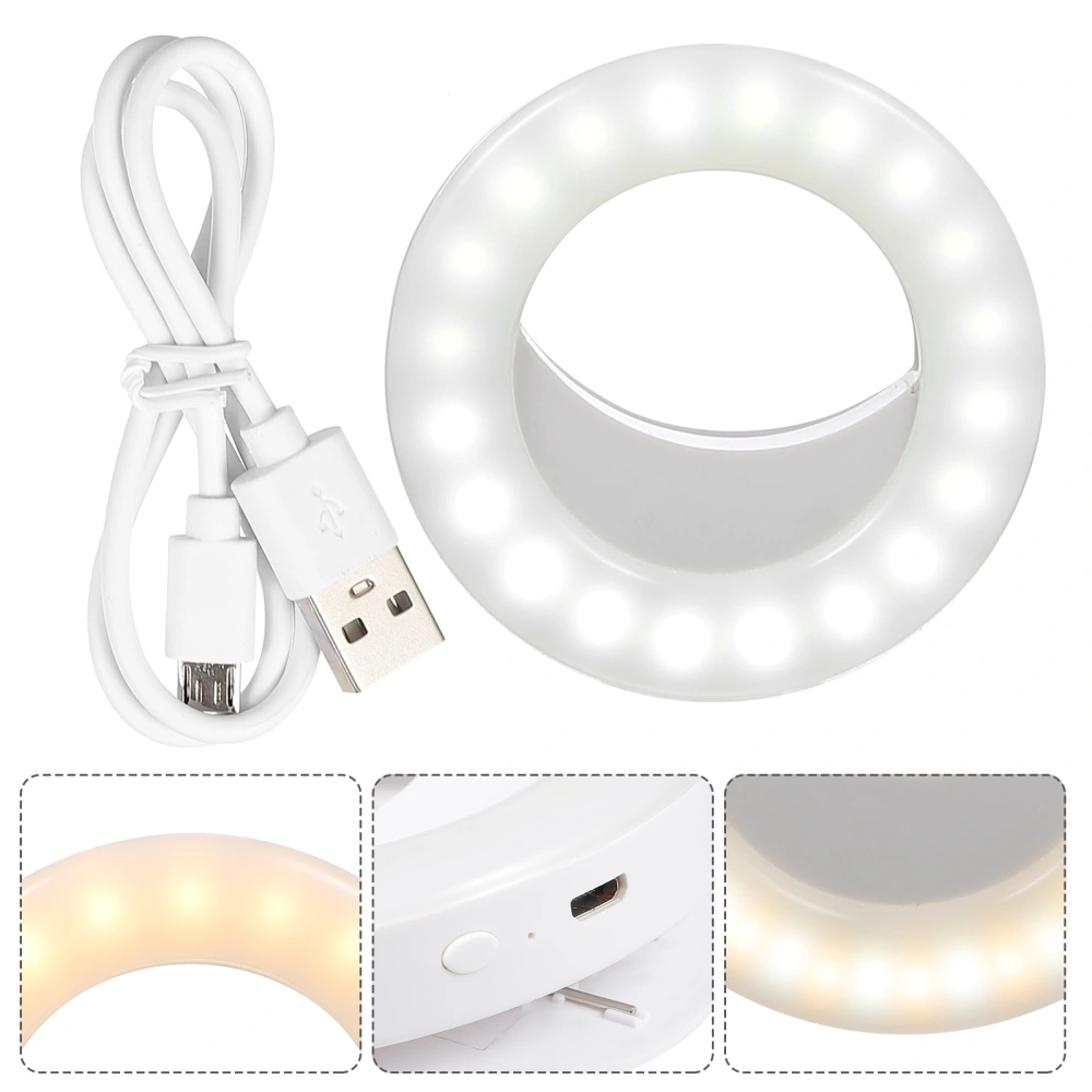 Round Makeup Light Selfie Electronic Live Stream Light Phone Computer Fill Light