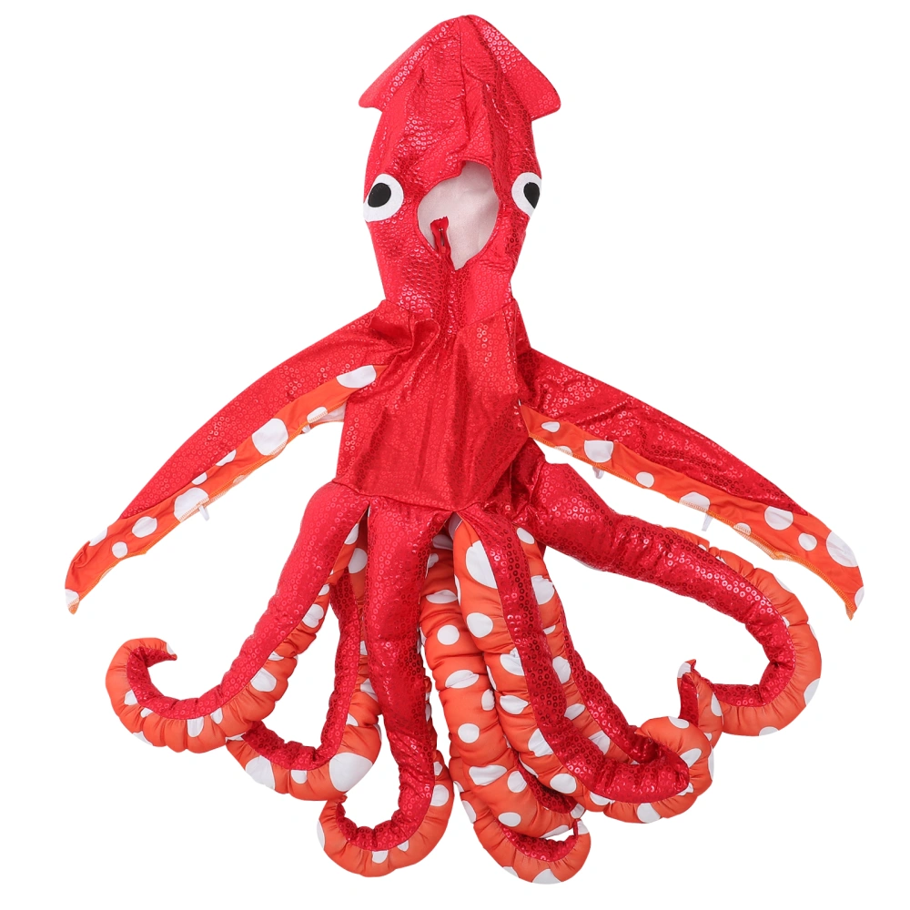 Kids Squid Costume Squid Jumpsuit Costume Halloween Cosplay Dress Up Costume