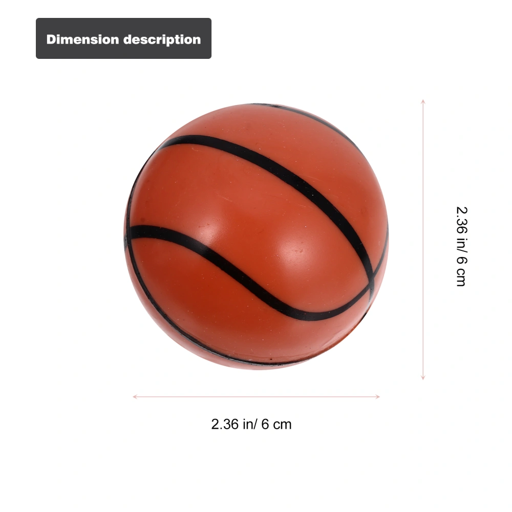 4Pcs Mini Basketball Kids Stress Balls Toys Mini Football (Assorted Color)