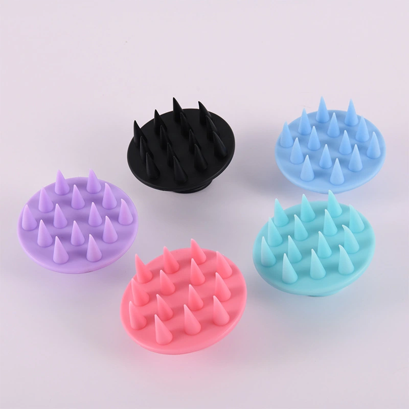 Massage Silicone Shampoo Brush To Clean Hair Comb