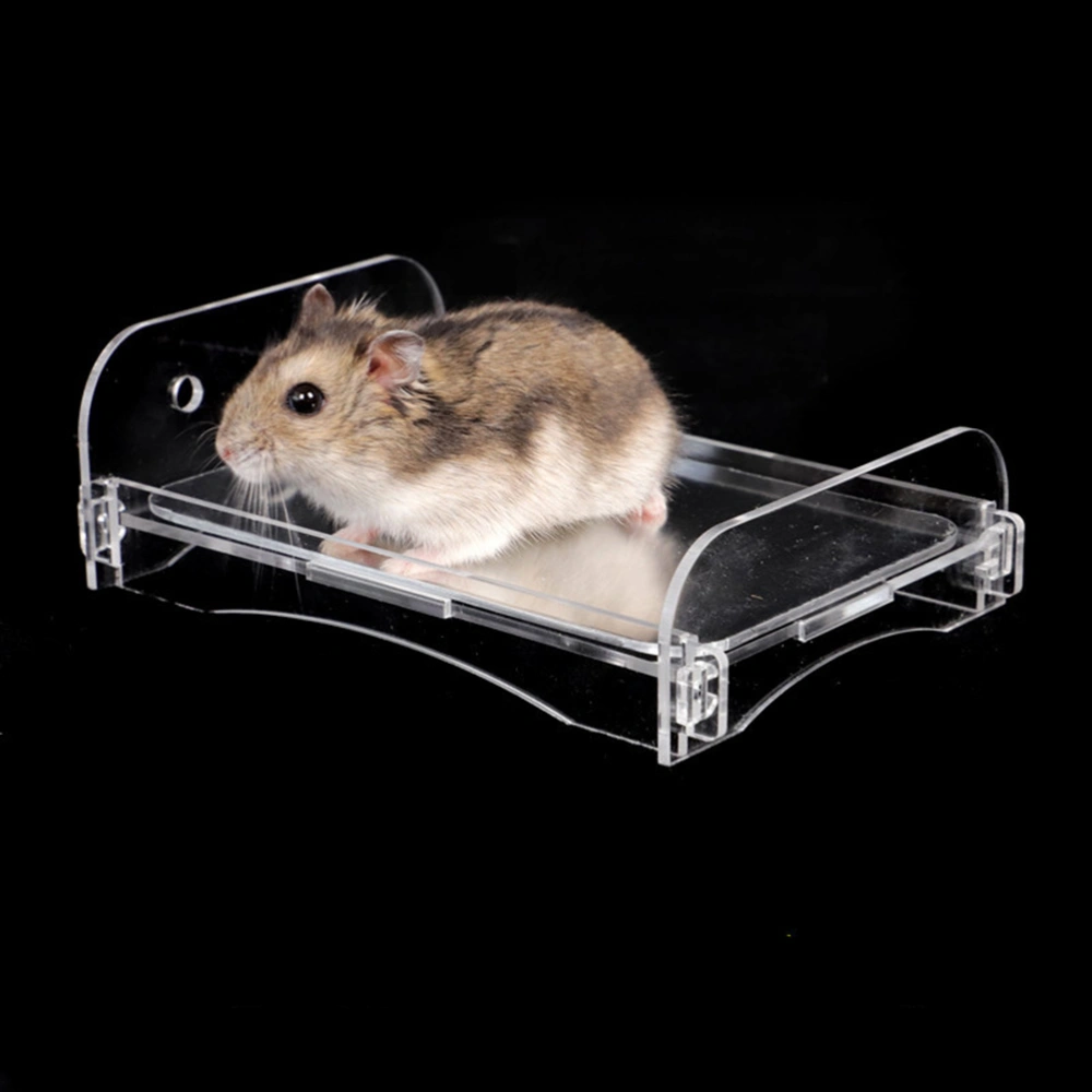 1PC Acrylic Cool Plate Aluminum Alloy Pet Cooling Plate Cooling Mat Hamster Special Cooling Board (Size M)