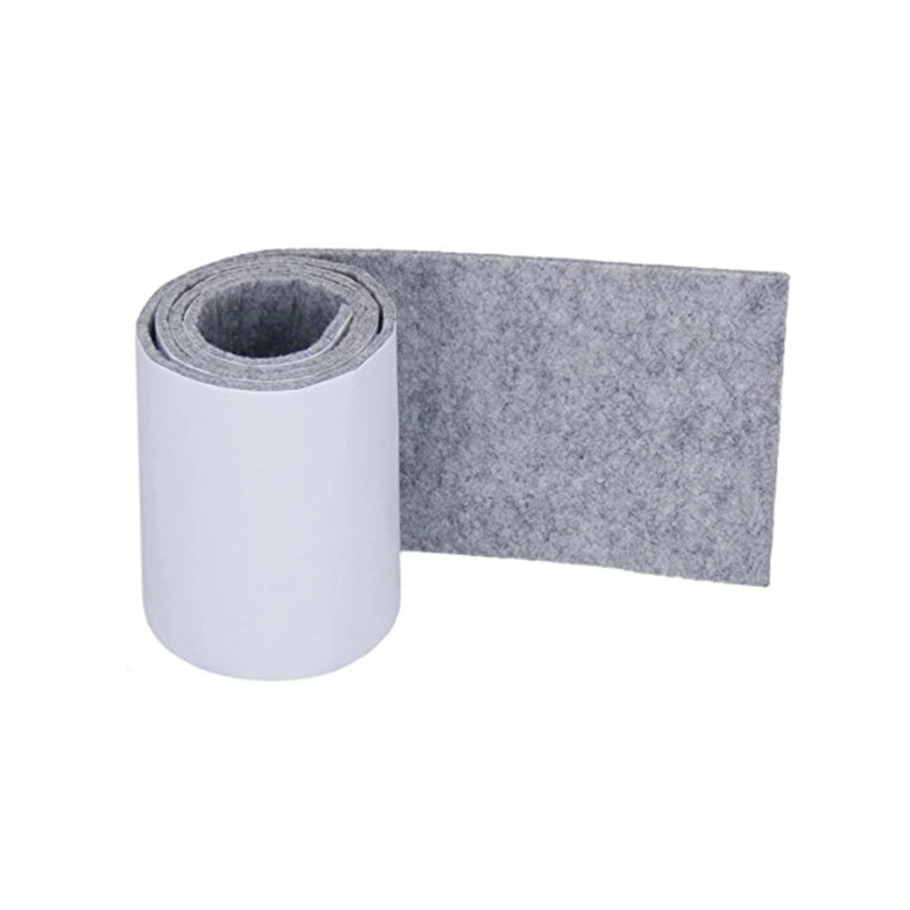 1 Roll Durable Floor Cushion Cuttable Ground Pad Furniture Leg Felt Mat Thicken Floor Cushion for Home Office Bar Shop DIY (Light Grey 100 x 10 x 0.5cm)