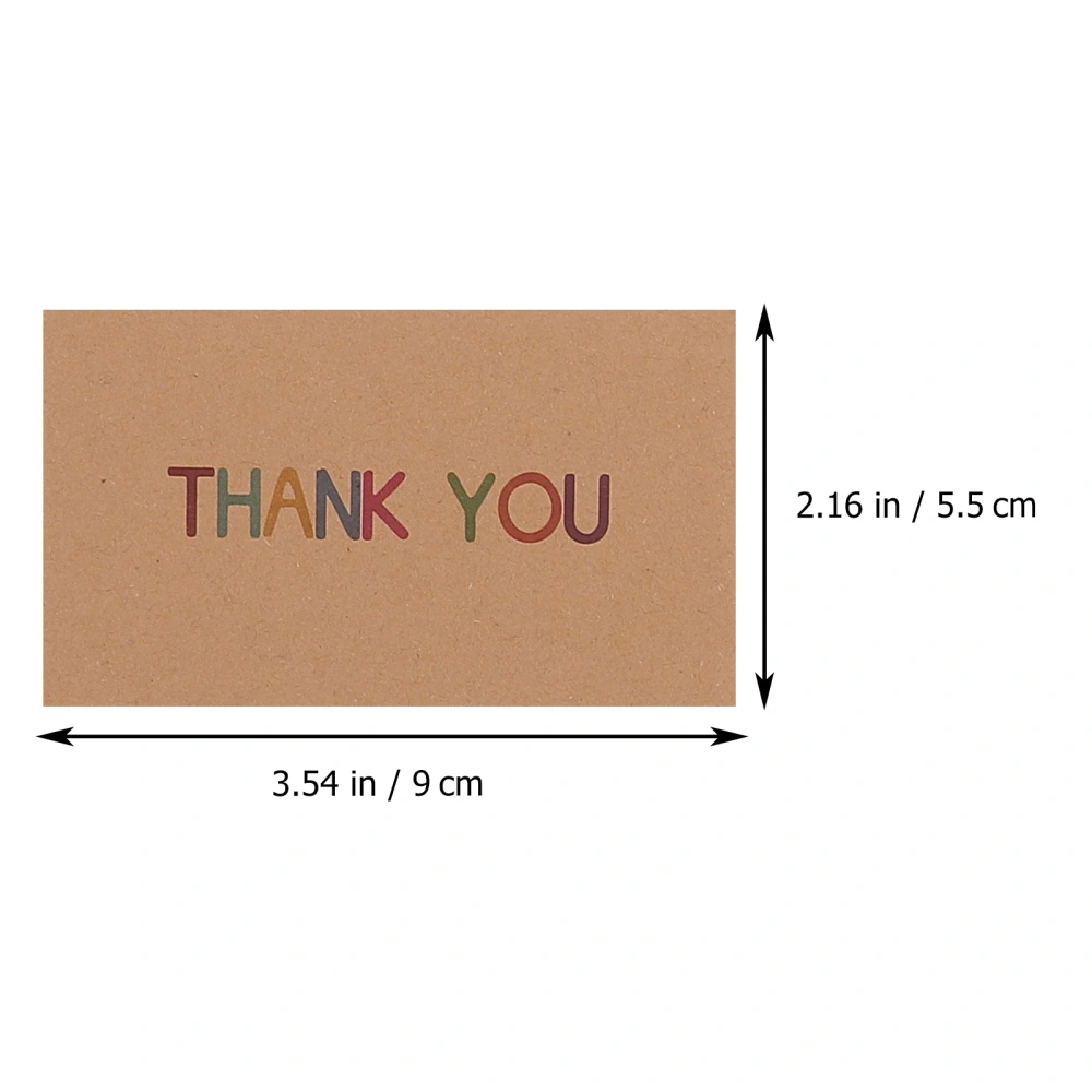 150Pcs Thank You Cards Festive Greeting Cards Chic Blessing Gift Greeting Cards