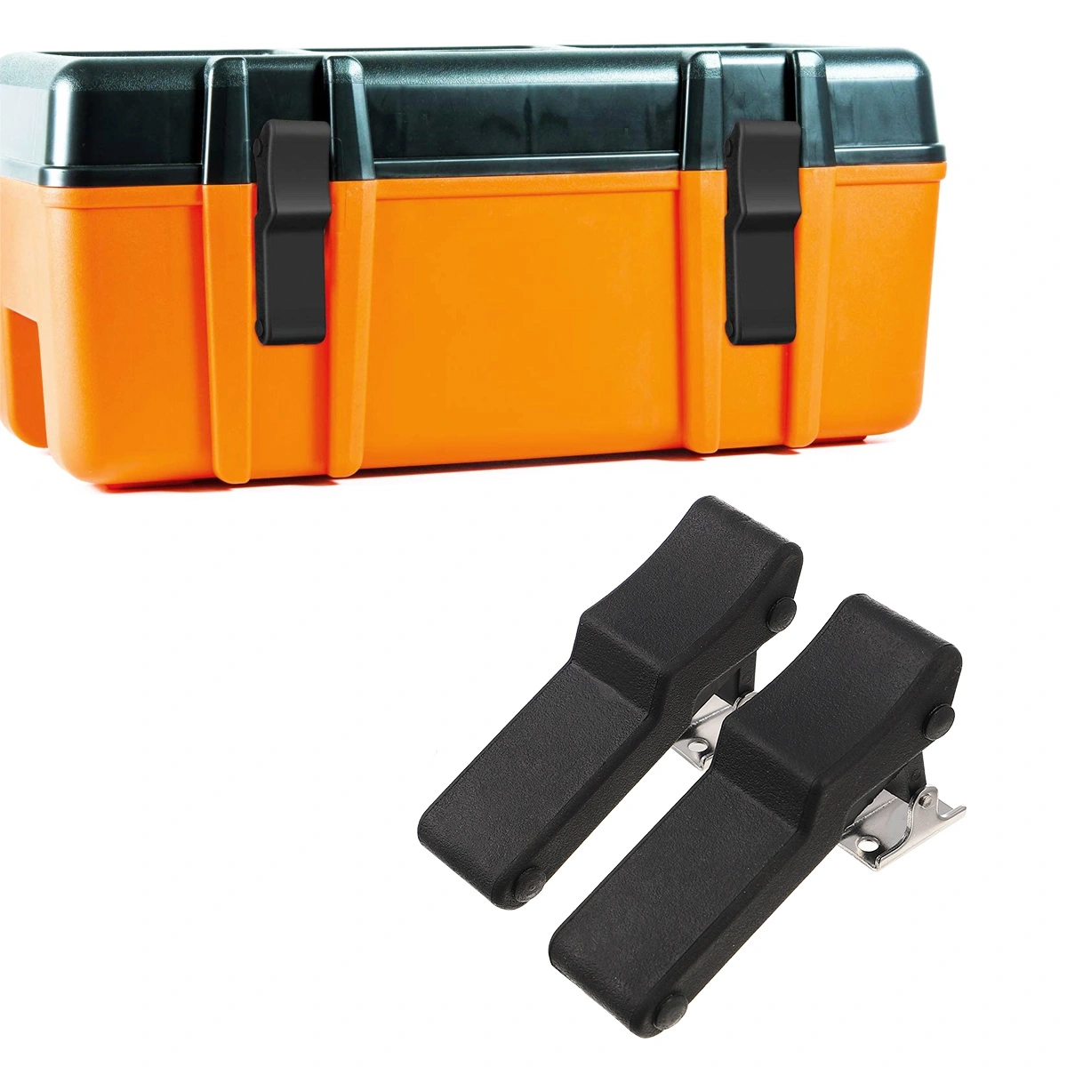 2PCS Concealed Toggle Catch Lightweight Latch Lock Durable Clamp Hasp