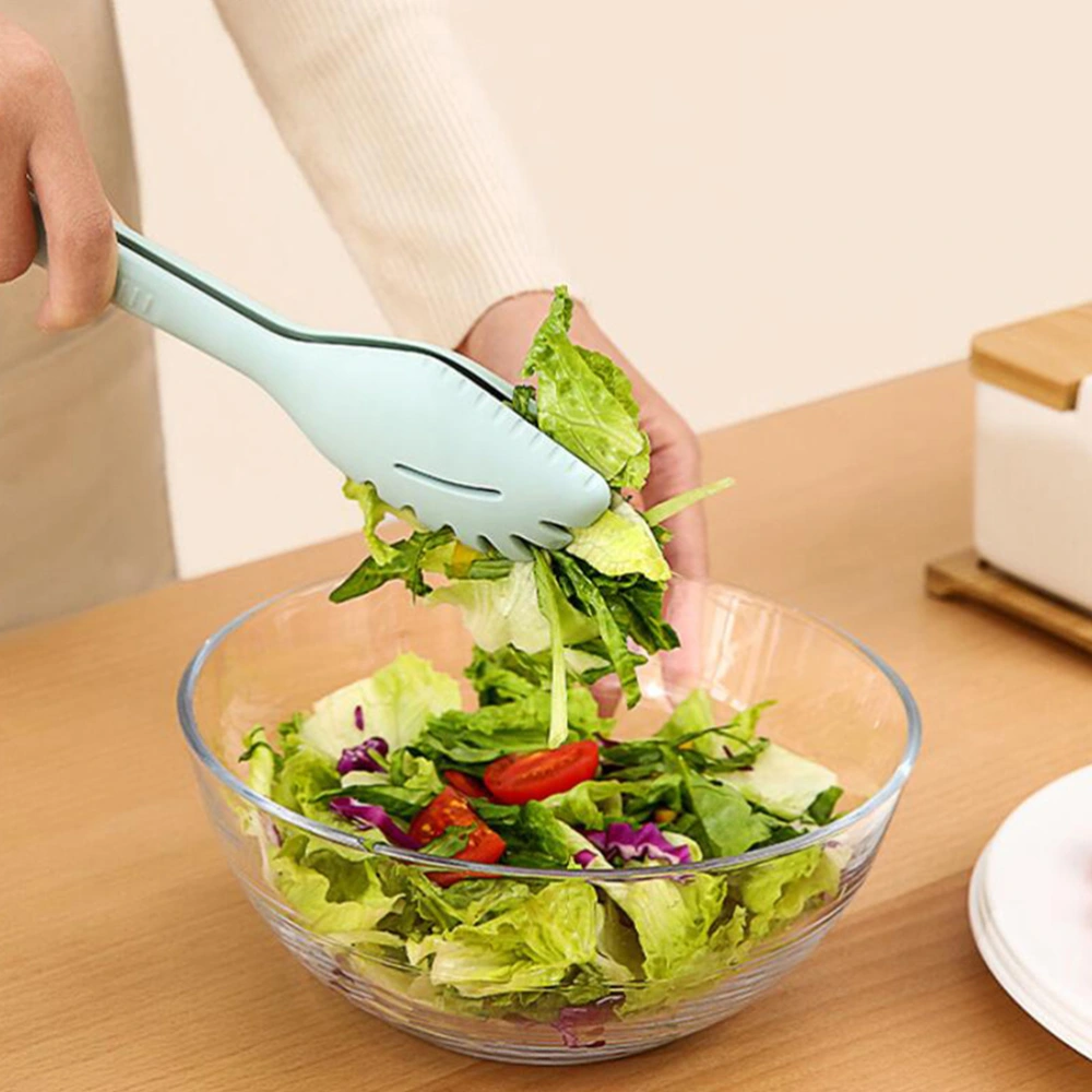 1pc Food Clip Kitchen Multifunctional Heat Resistant Food Clamp (Light Green)