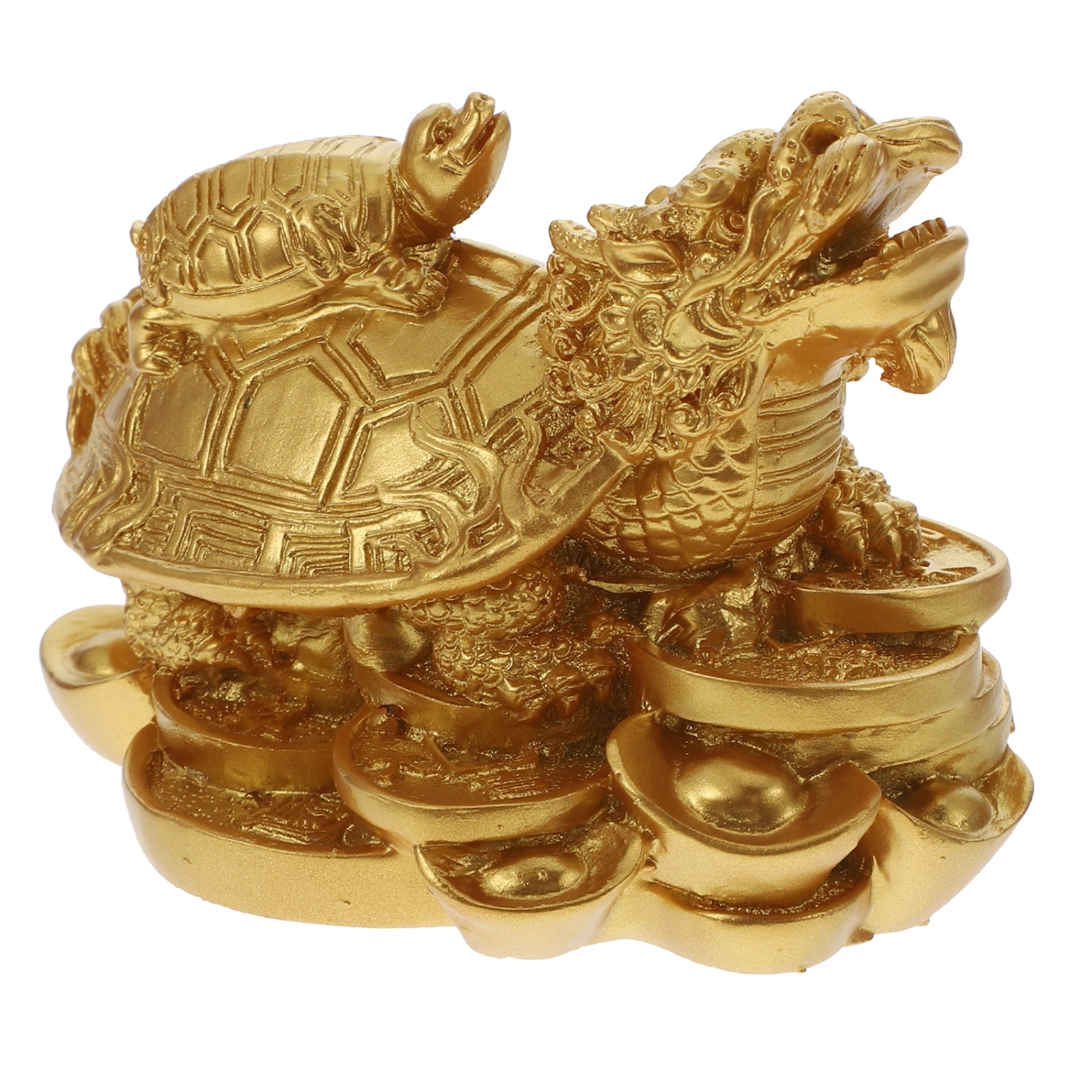 1Pc Resin Turtle Dragon Household Decor Desktop Animal Adornment Resin Crafts