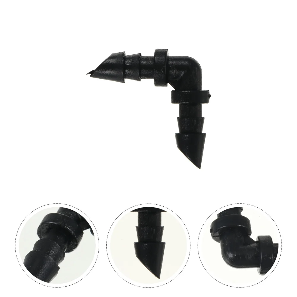 50pcs Barbed Elbow 4/7 Inch Barbed Connector 90 Degree 2 Way Connector Fitting