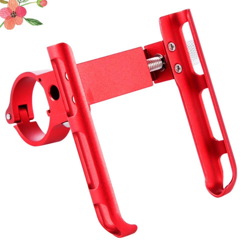 Aluminium Alloy Navigation Support Universal Phone Stand Prcatical Navigator Clip Navigator Support for Motorcycle Bike Cycling (Red)