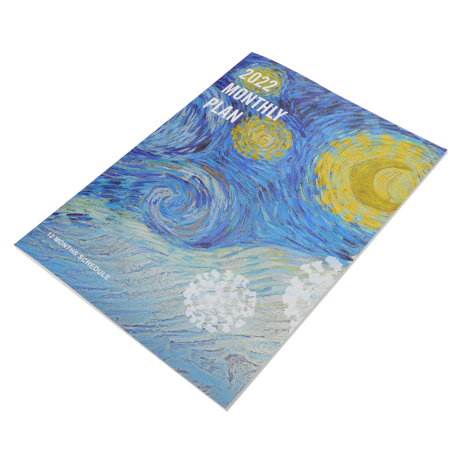 1Pc Calendar 2022 Planner Productivity Handbook Notebook New Year's Day gift
