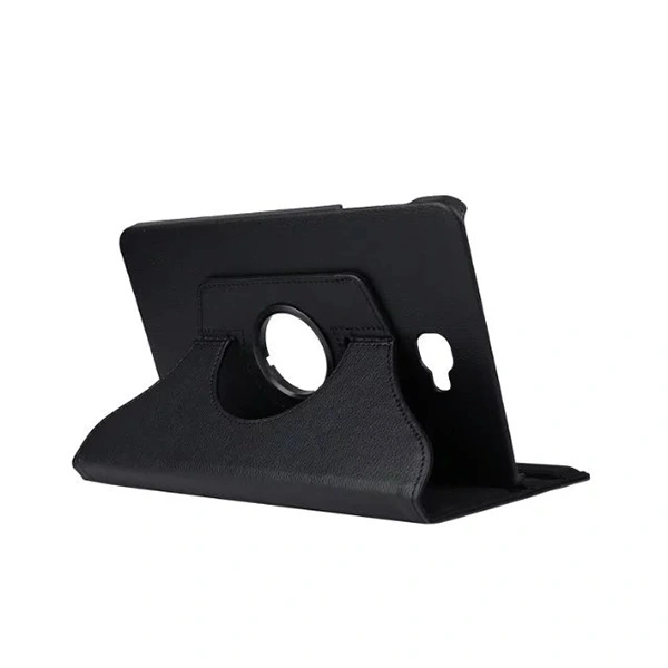 Premium PU Leather 360 Rotating Stand Case Cover for Tab A 10.1 Tablet SM-T580 SM-T580 (Black)