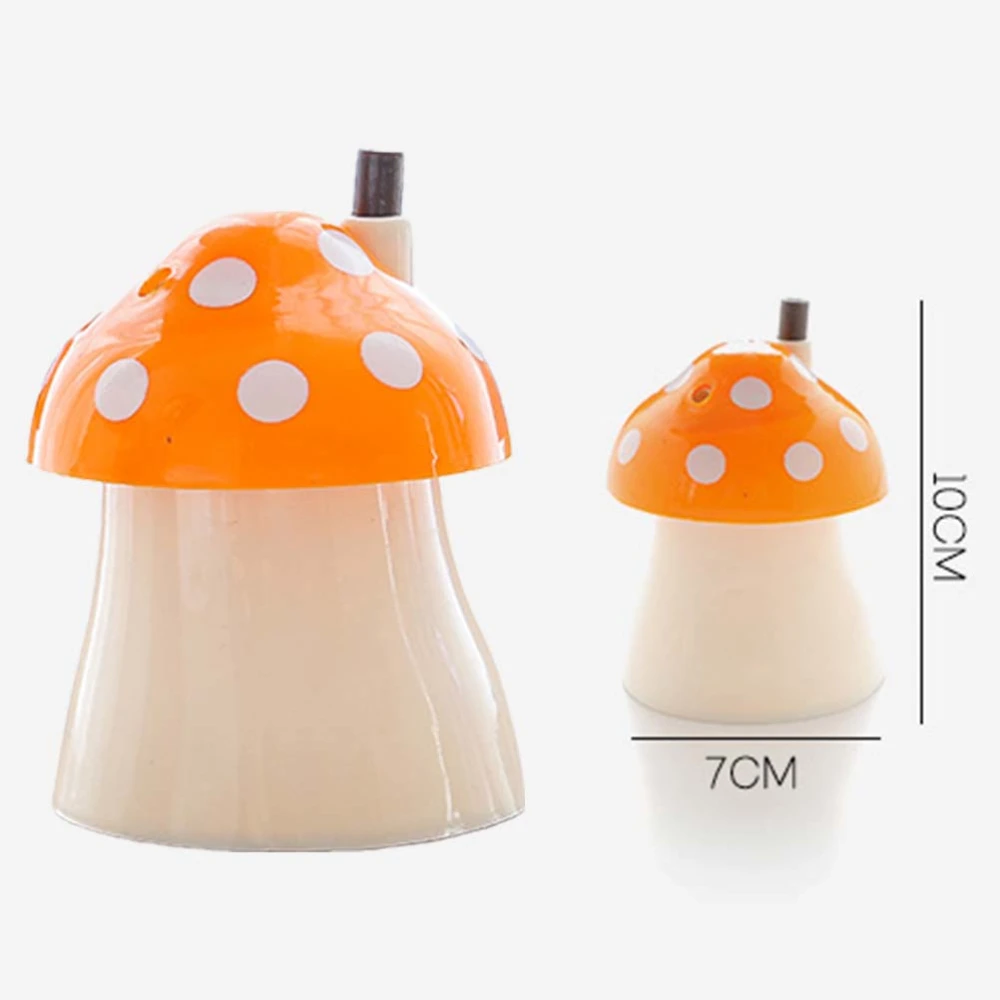 4 Pcs Mushroom Shaped Toothpick Box Automatic Toothpick Holder Dispenser Toothpick Jar Toothpick Bottle(Random Color)