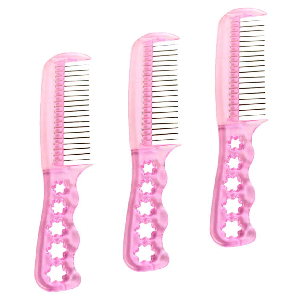 3Pcs Doll Hair Brush Doll Wig Hair Brush Doll Hair Care Accessories Kids Toy Gift