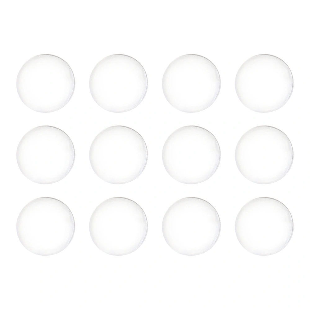 50Pcs Quartz Glass Beads Simple Bracelet DIY Beads Heat Resistance Round Beads