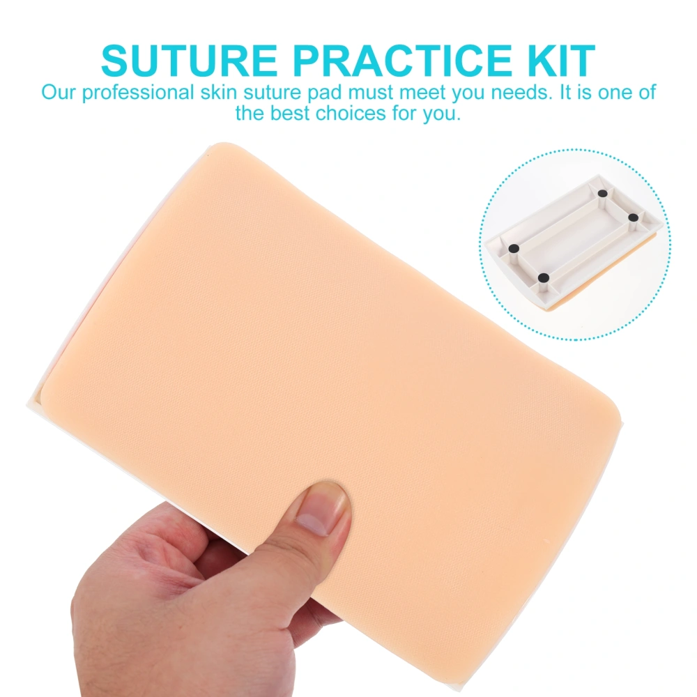 Human Skin Suture Practice Tool Silicone Simulation Body Skin Suturing Practice Pad