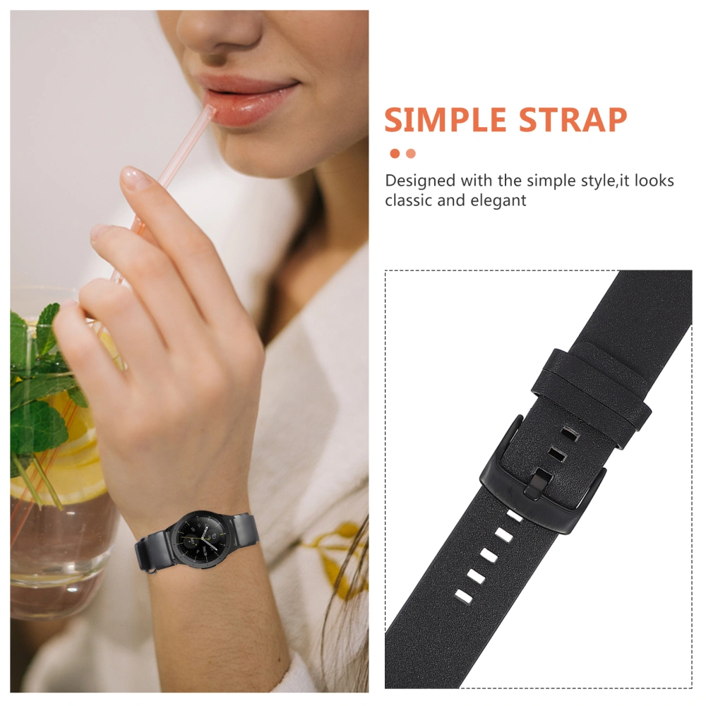 1pc Creative Watch Band Leather Wrist Strap Compatible for Garmin Fenix