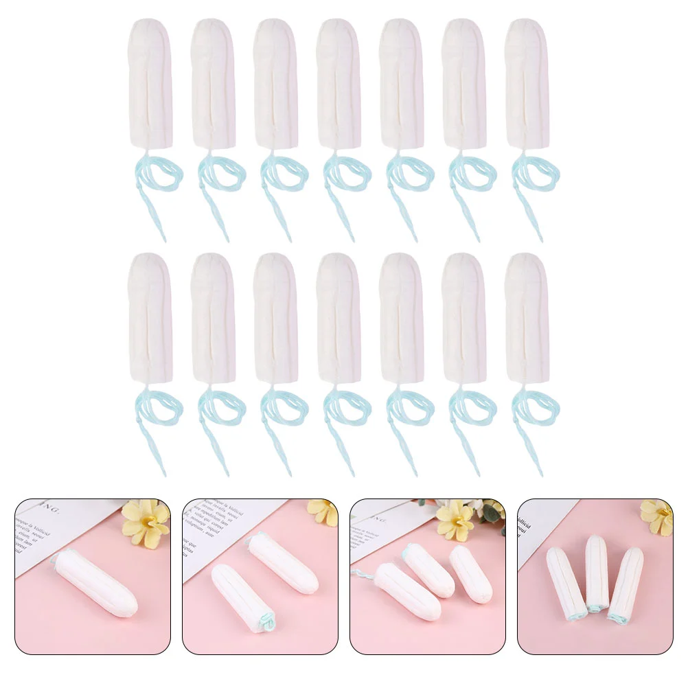 30pcs Cotton Sanitary Tampons for Day and Night Use One-time Female Sanitary Supplies