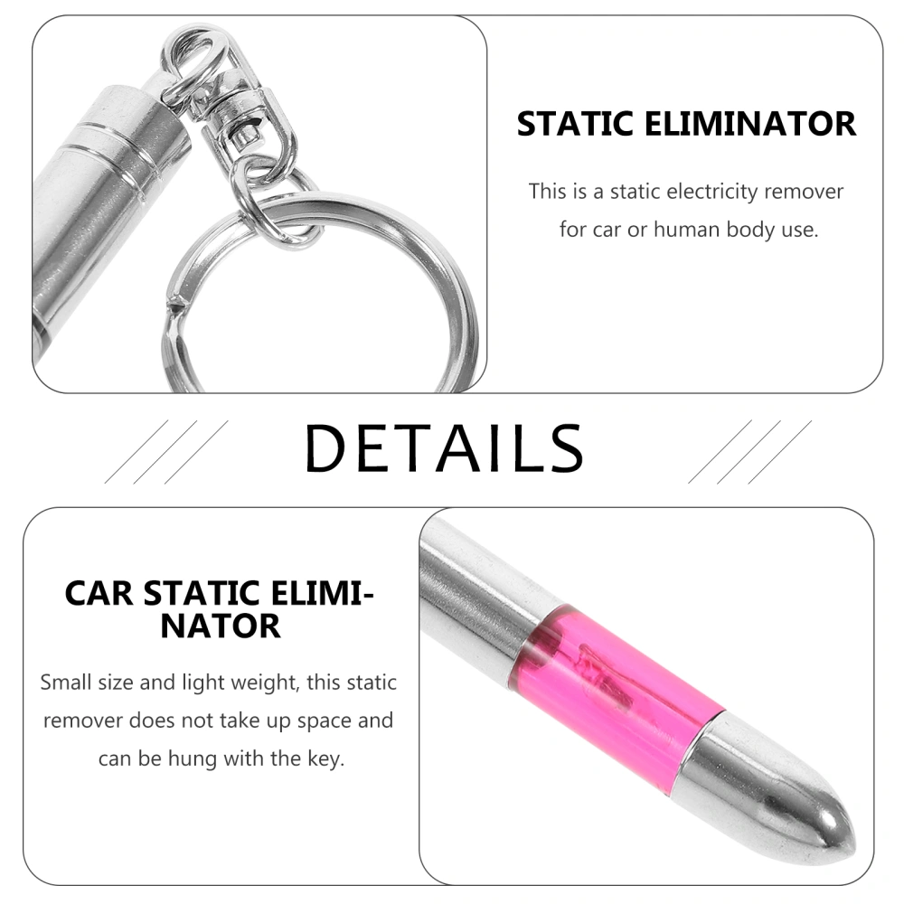 2pcs Car Static Eliminators Human Body Static Eliminators Anti-static Keychains