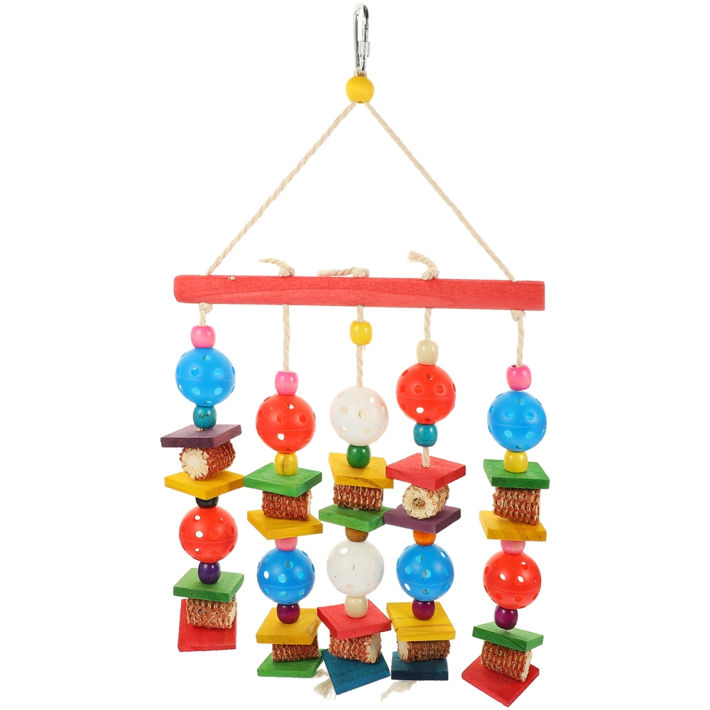 Birds Biting Toy Birdcage Pendant Parakeets Biting Toy Bird Molar Toy Parrot Biting Toy