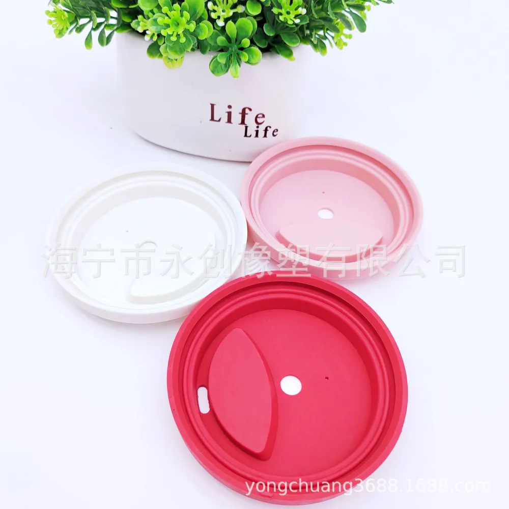 3pcs Mugs Lids Anti-leak Silicone Mugs Stoppers Silicone Cup Covers Reusable Mug Covers