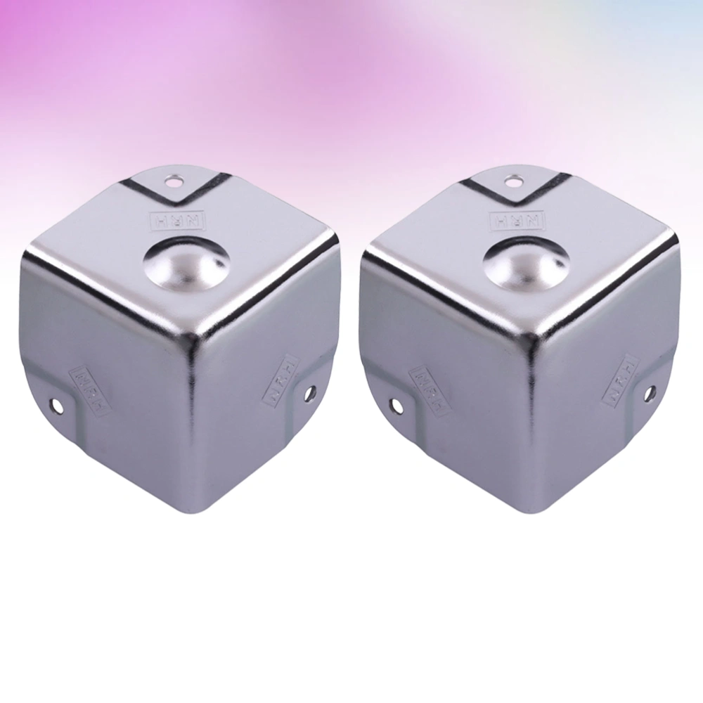 2Pcs Stainless Steel Aluminum Case Corner Protector Desk Corner Guard Wrap Corner (7201C-50)