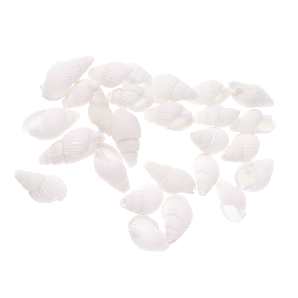 150pcs Punch Conch DIY Jewelry Accessories Conch Ornaments Handmade Decor for Girls Ladies Earrings Necklace DIY Craft (Millet Conch)