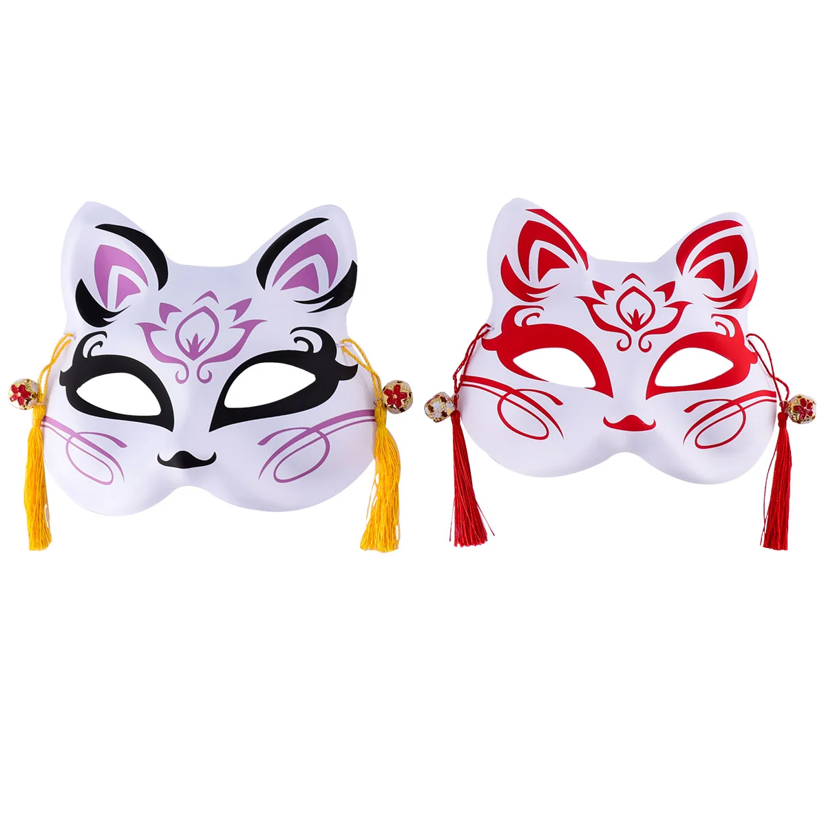 2 Pcs Cosplay Party Masquerade Mask Accessory