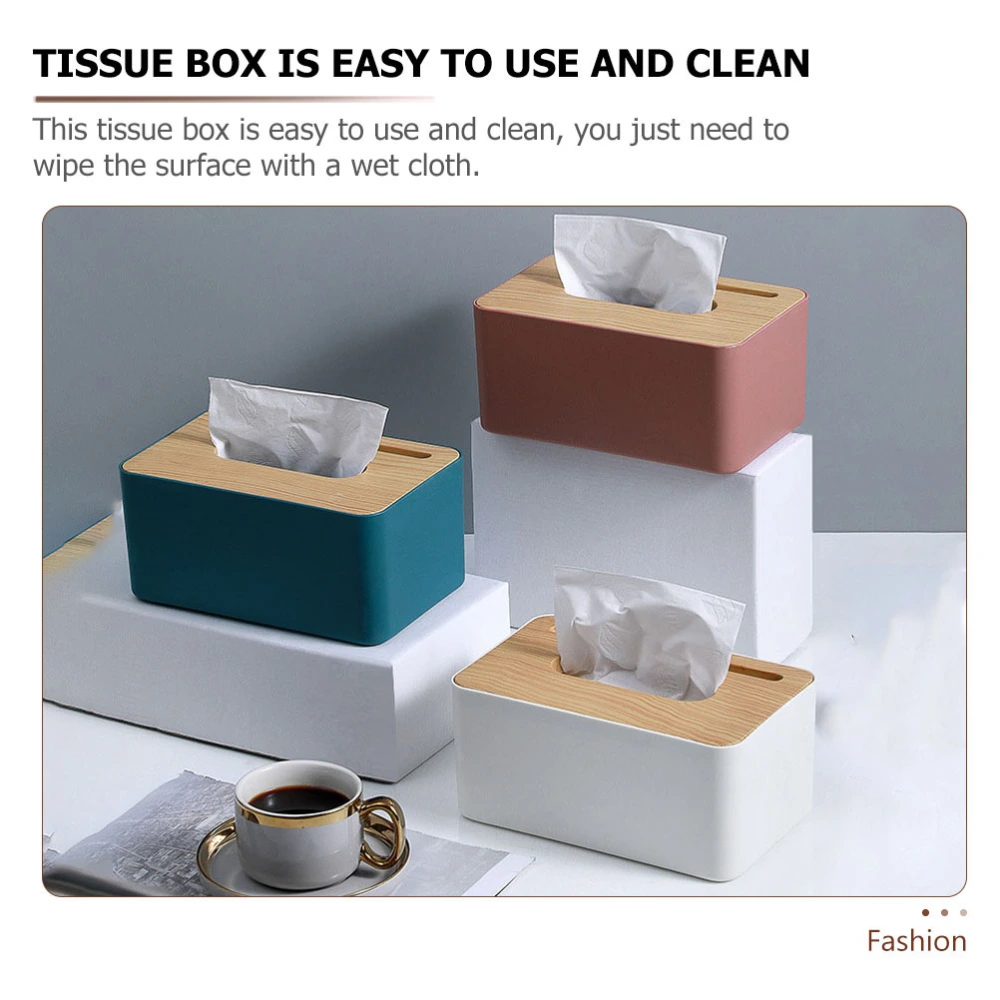 Stylish Tissue Box Household Napkin Box Unique Paper Box Decor Tissue Storage Case