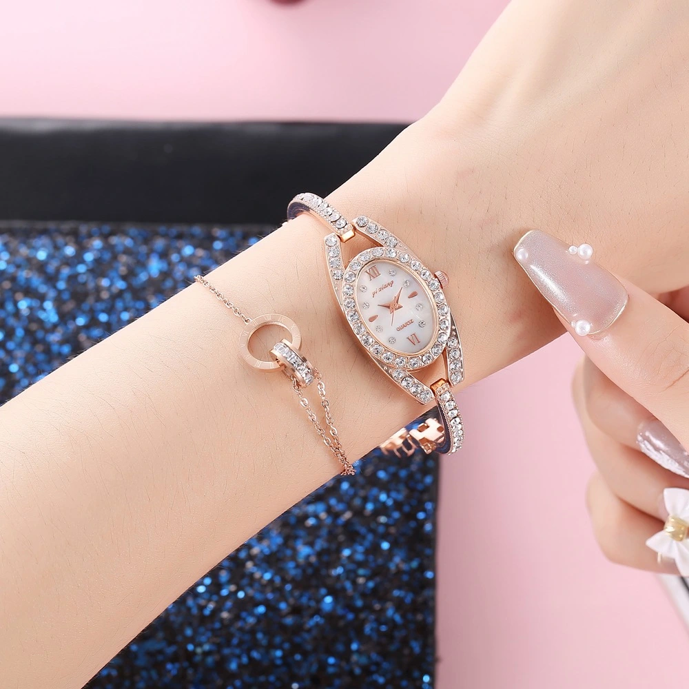 Female Student Oval Diamond Watch