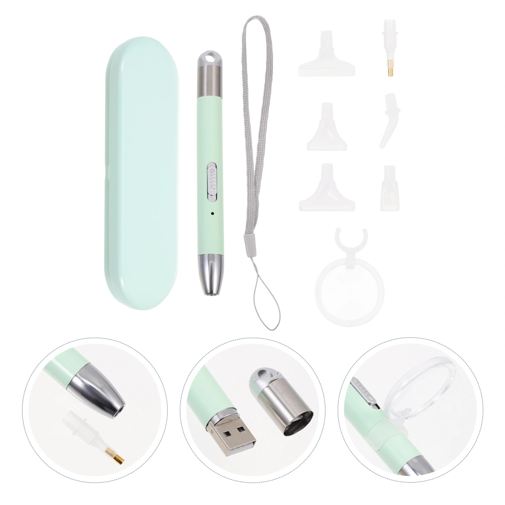 1 Set Glowing Diamond Picture Painting Pens USB Charging Dotting Diamond Pen