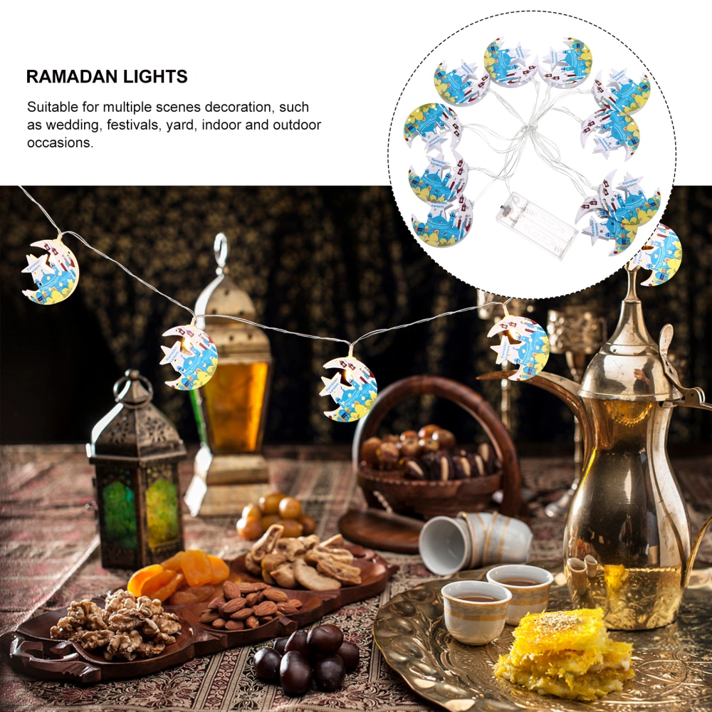 1 Set Muslim Ramadan LED String Lights Party Bedroom Decoration(without Battery)